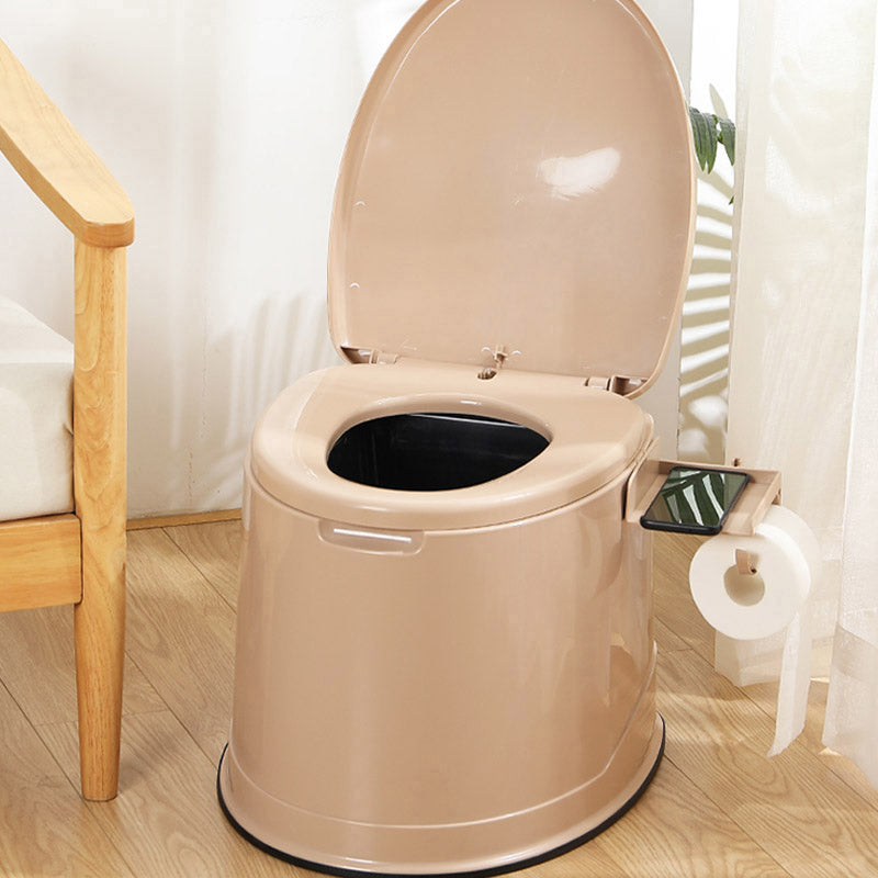 Contemporary Plastic Toilet Floor Mounted Toilet Bowl with Slow Close Seat for Washroom Clearhalo 'Bathroom Remodel & Bathroom Fixtures' 'Home Improvement' 'home_improvement' 'home_improvement_toilets' 'Toilets & Bidets' 'Toilets' 6611574