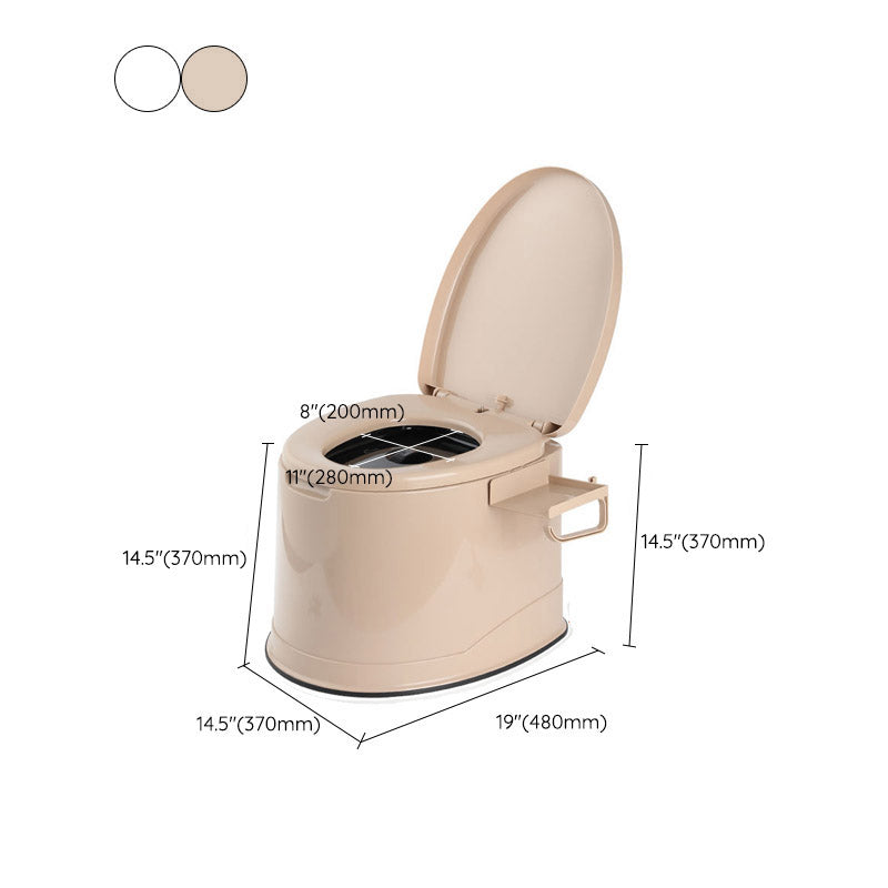 Contemporary Plastic Toilet Floor Mounted Toilet Bowl with Slow Close Seat for Washroom Clearhalo 'Bathroom Remodel & Bathroom Fixtures' 'Home Improvement' 'home_improvement' 'home_improvement_toilets' 'Toilets & Bidets' 'Toilets' 6611577