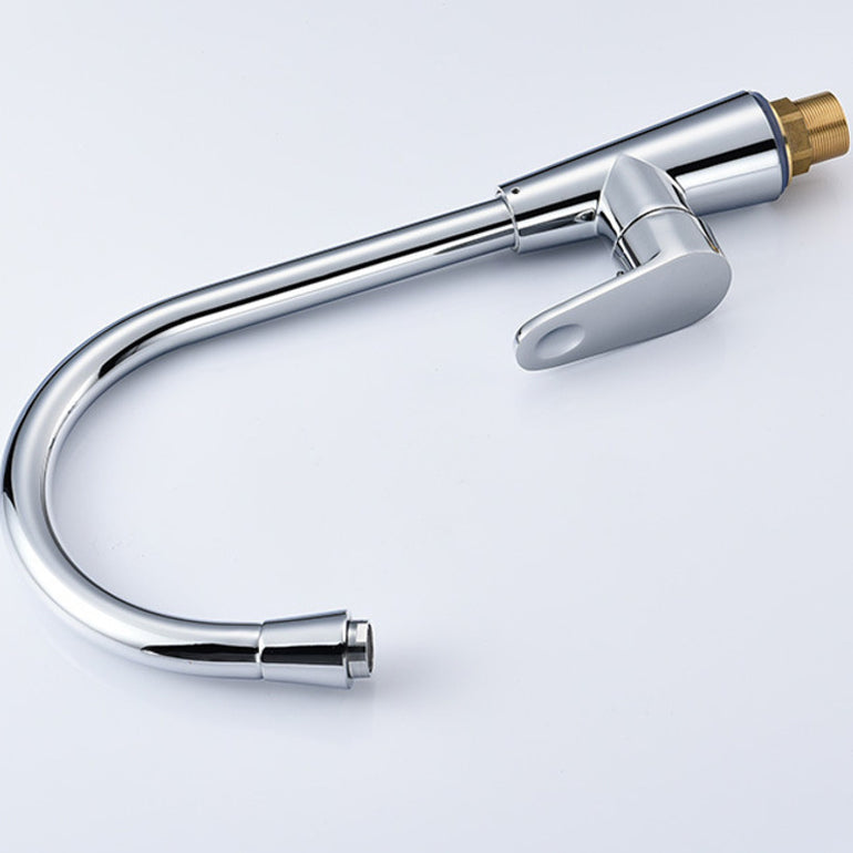 Traditional 1-Handle Faucet 1-Hole with Water Dispenser Standard Kitchen Faucet Clearhalo 'Home Improvement' 'home_improvement' 'home_improvement_kitchen_faucets' 'Kitchen Faucets' 'Kitchen Remodel & Kitchen Fixtures' 'Kitchen Sinks & Faucet Components' 'kitchen_faucets' 6615581