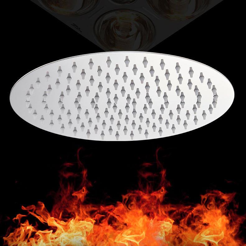 Modern Shower System Massage Jet Round Lever Handle Shower Trim Clearhalo 'Bathroom Remodel & Bathroom Fixtures' 'Home Improvement' 'home_improvement' 'home_improvement_shower_faucets' 'Shower Faucets & Systems' 'shower_faucets' 'Showers & Bathtubs Plumbing' 'Showers & Bathtubs' 6615614