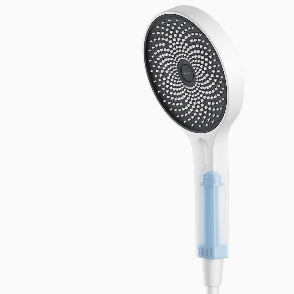 Shower System Round Adjustable Spray Pattern Massage Jet Handheld Shower Head Shower Trim Clearhalo 'Bathroom Remodel & Bathroom Fixtures' 'Home Improvement' 'home_improvement' 'home_improvement_shower_faucets' 'Shower Faucets & Systems' 'shower_faucets' 'Showers & Bathtubs Plumbing' 'Showers & Bathtubs' 6615657