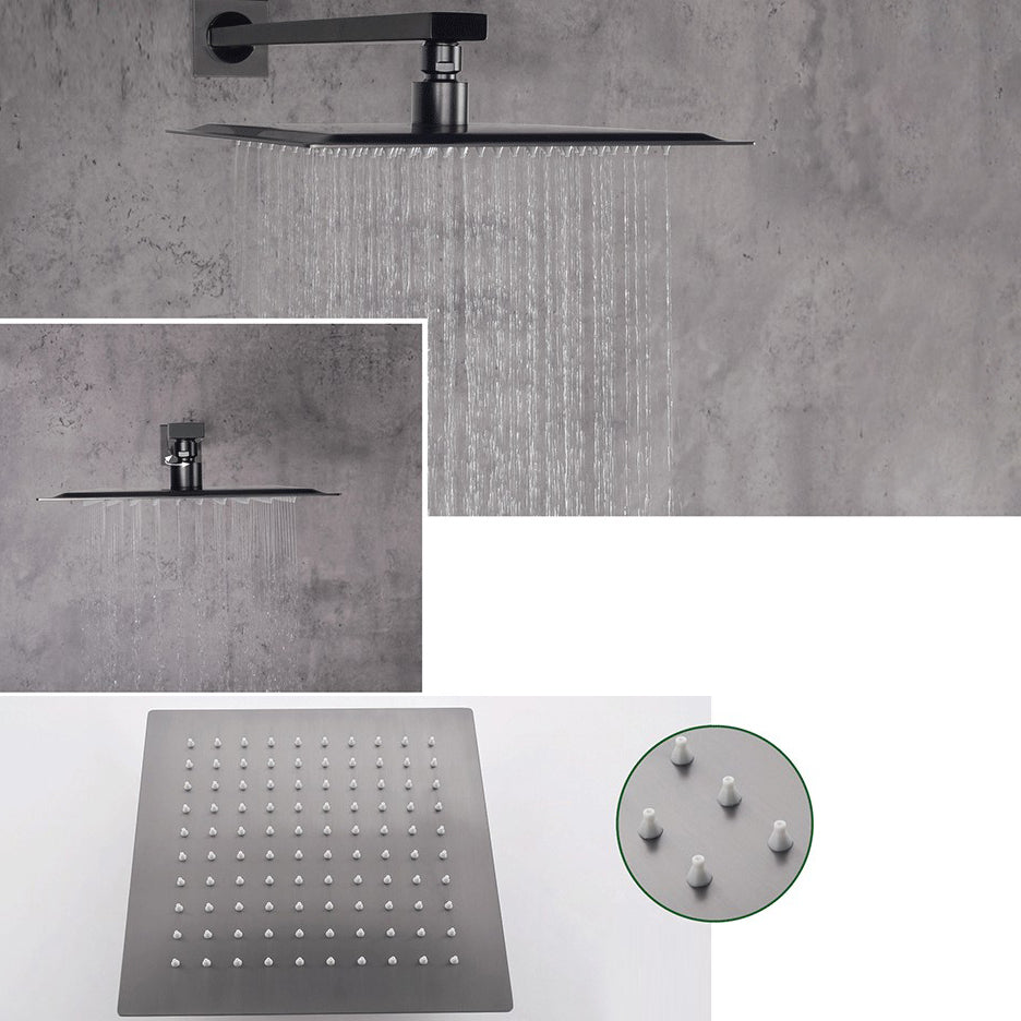 Modern Shower System Brass Adjustable Shower Head Temperature Control Shower Faucet Clearhalo 'Bathroom Remodel & Bathroom Fixtures' 'Home Improvement' 'home_improvement' 'home_improvement_shower_faucets' 'Shower Faucets & Systems' 'shower_faucets' 'Showers & Bathtubs Plumbing' 'Showers & Bathtubs' 6615682