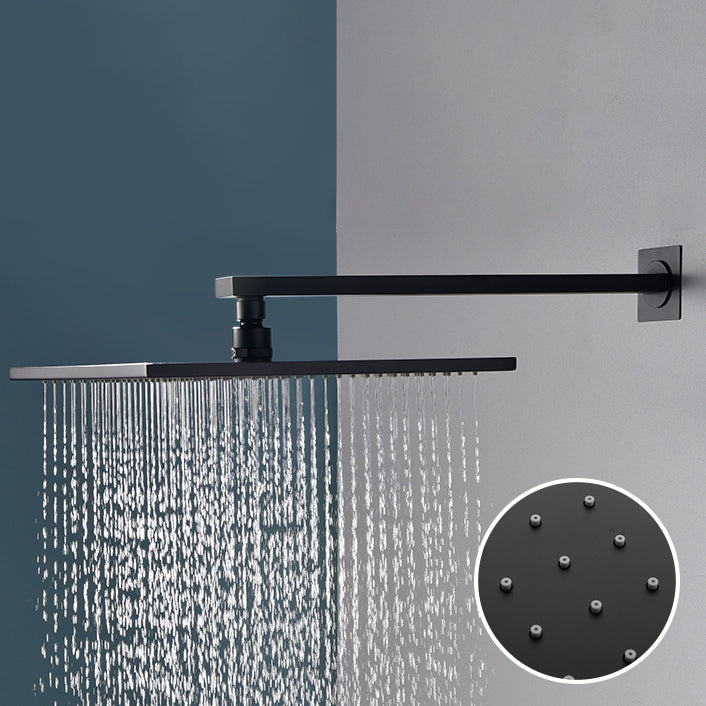 Modern Shower Faucet Brass Square Adjustable Shower Head Wall Mounted Shower Set Clearhalo 'Bathroom Remodel & Bathroom Fixtures' 'Home Improvement' 'home_improvement' 'home_improvement_shower_faucets' 'Shower Faucets & Systems' 'shower_faucets' 'Showers & Bathtubs Plumbing' 'Showers & Bathtubs' 6615755