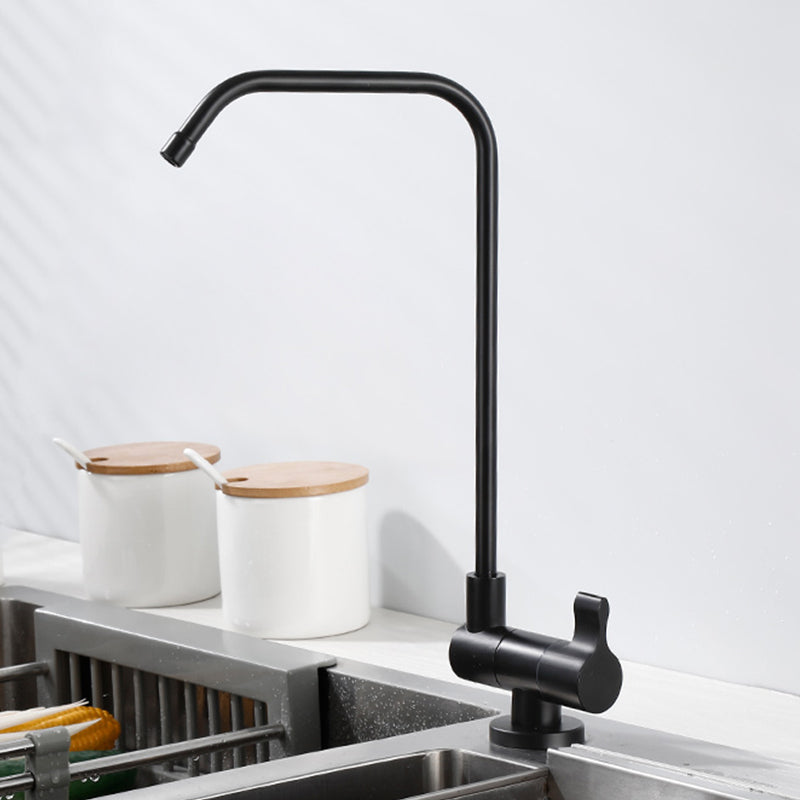 Modern Single Level Bar Faucet 1 Hole No Sensor Kitchen Faucet Knob Handles Clearhalo 'Home Improvement' 'home_improvement' 'home_improvement_kitchen_faucets' 'Kitchen Faucets' 'Kitchen Remodel & Kitchen Fixtures' 'Kitchen Sinks & Faucet Components' 'kitchen_faucets' 6615935