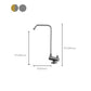 Modern Single Level Bar Faucet 1 Hole No Sensor Kitchen Faucet Clearhalo 'Home Improvement' 'home_improvement' 'home_improvement_kitchen_faucets' 'Kitchen Faucets' 'Kitchen Remodel & Kitchen Fixtures' 'Kitchen Sinks & Faucet Components' 'kitchen_faucets' 6615950