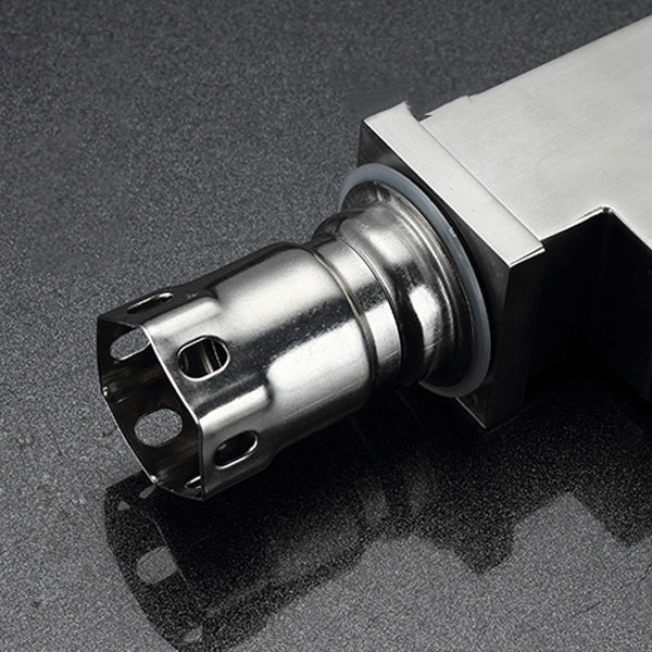 Contemporary 1 Hole Kitchen Faucet Single Handle with Supply Line Clearhalo 'Home Improvement' 'home_improvement' 'home_improvement_kitchen_faucets' 'Kitchen Faucets' 'Kitchen Remodel & Kitchen Fixtures' 'Kitchen Sinks & Faucet Components' 'kitchen_faucets' 6616016