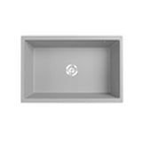 Contemporary Style Kitchen Sink Undermount Kitchen Sink with Drain Strainer Kit Clearhalo 'Home Improvement' 'home_improvement' 'home_improvement_kitchen_sinks' 'Kitchen Remodel & Kitchen Fixtures' 'Kitchen Sinks & Faucet Components' 'Kitchen Sinks' 'kitchen_sinks' 6616037