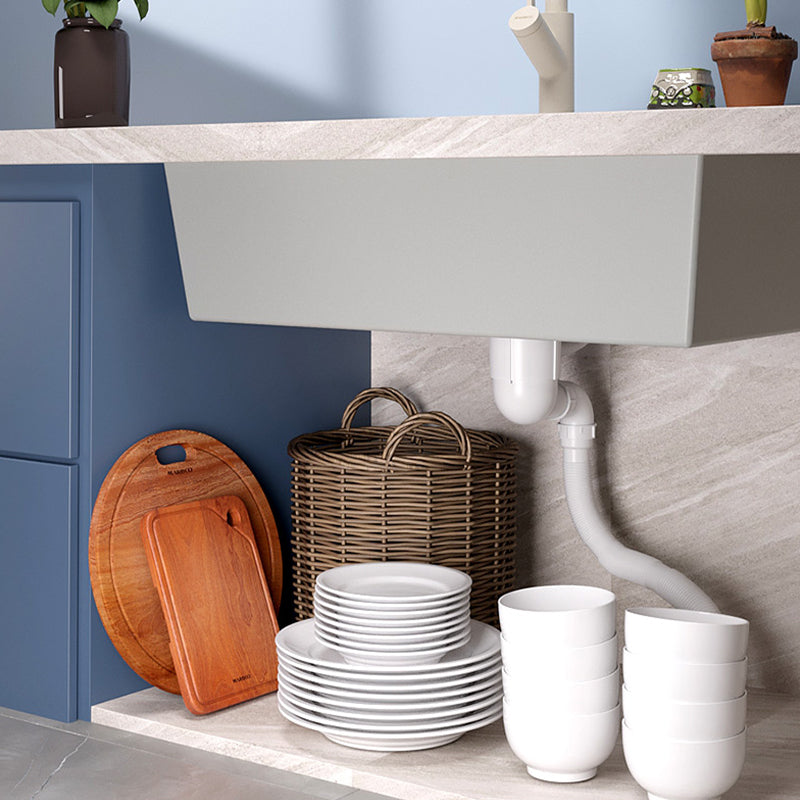 Contemporary Style Kitchen Sink Undermount Kitchen Sink with Drain Strainer Kit Clearhalo 'Home Improvement' 'home_improvement' 'home_improvement_kitchen_sinks' 'Kitchen Remodel & Kitchen Fixtures' 'Kitchen Sinks & Faucet Components' 'Kitchen Sinks' 'kitchen_sinks' 6616048