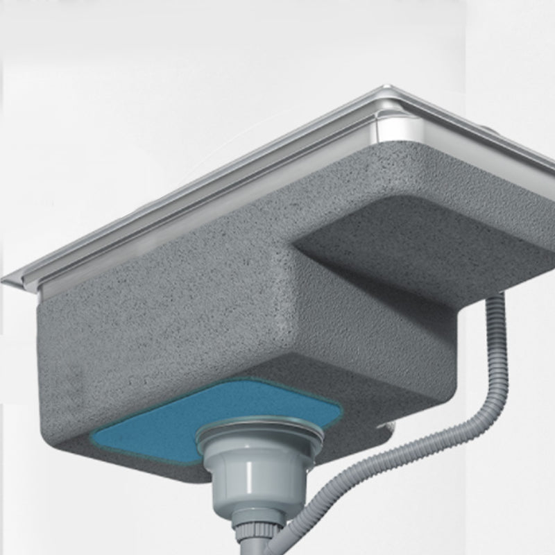 Modern Style Kitchen Sink Undermount Corrosion Resistant Kitchen Double Sink Clearhalo 'Home Improvement' 'home_improvement' 'home_improvement_kitchen_sinks' 'Kitchen Remodel & Kitchen Fixtures' 'Kitchen Sinks & Faucet Components' 'Kitchen Sinks' 'kitchen_sinks' 6616076