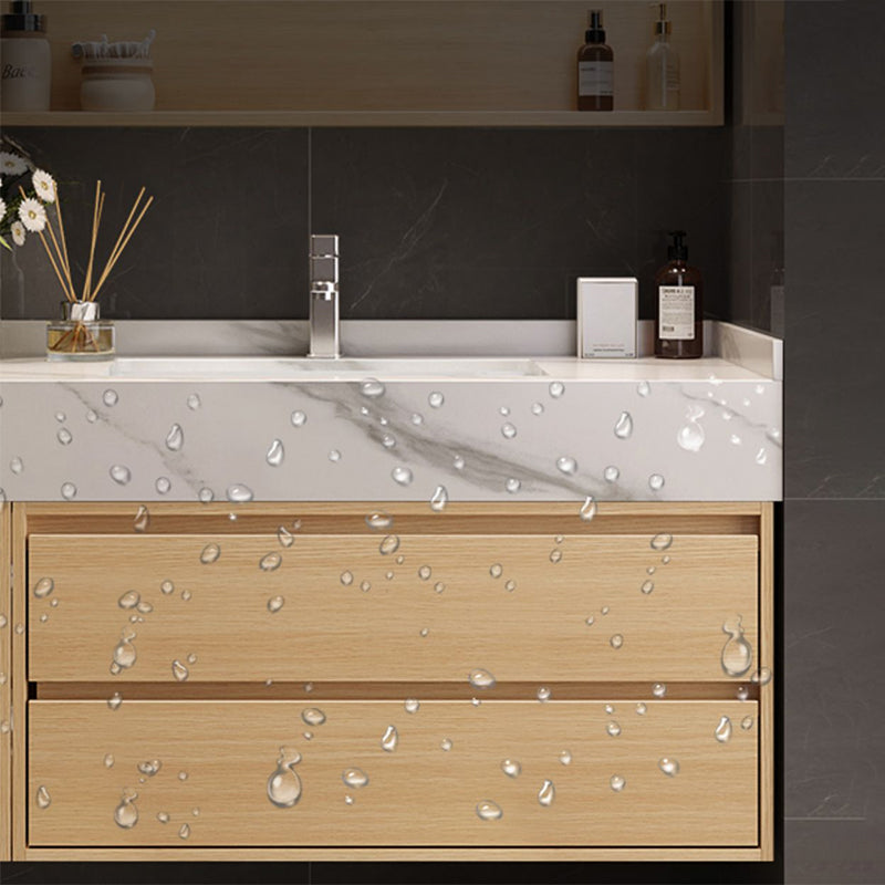 Gorgeous Sink Vanity Wood Wall-Mounted Mirror Cabinet Vanity Cabinet with Storage Shelving Clearhalo 'Bathroom Remodel & Bathroom Fixtures' 'Bathroom Vanities' 'bathroom_vanities' 'Home Improvement' 'home_improvement' 'home_improvement_bathroom_vanities' 6616371