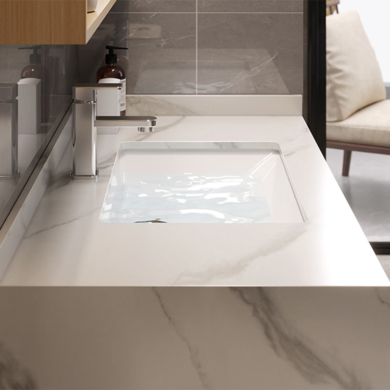 Gorgeous Sink Vanity Wood Wall-Mounted Mirror Cabinet Vanity Cabinet with Storage Shelving Clearhalo 'Bathroom Remodel & Bathroom Fixtures' 'Bathroom Vanities' 'bathroom_vanities' 'Home Improvement' 'home_improvement' 'home_improvement_bathroom_vanities' 6616381