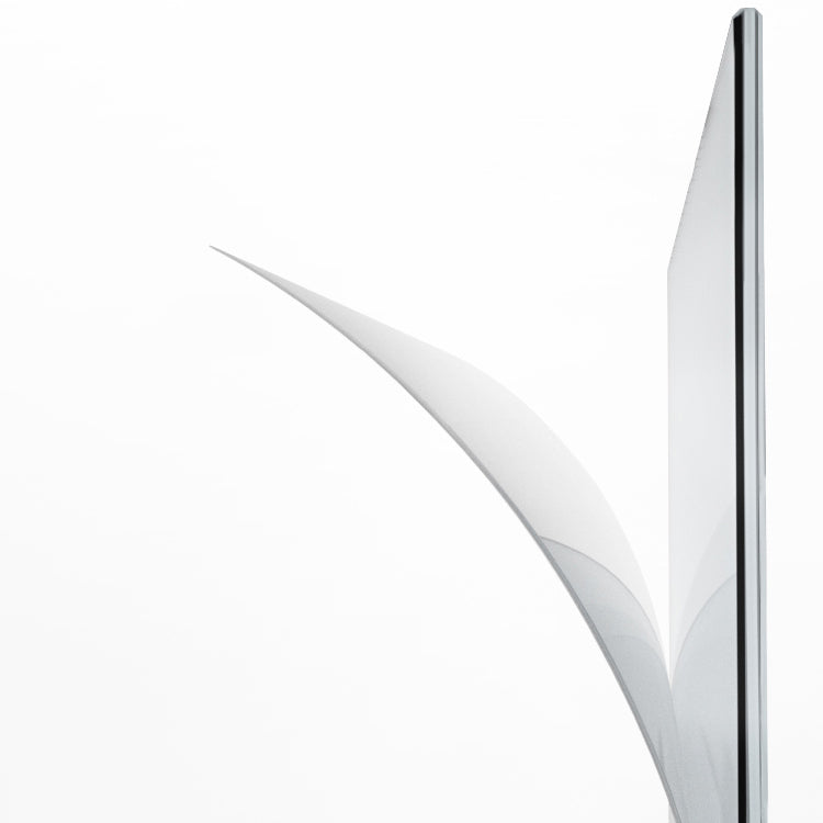 Contemporary Shower Stall Clear Neo-Angle Semi-Frameless Shower Stall Clearhalo 'Bathroom Remodel & Bathroom Fixtures' 'Home Improvement' 'home_improvement' 'home_improvement_shower_stalls_enclosures' 'Shower Stalls & Enclosures' 'shower_stalls_enclosures' 'Showers & Bathtubs' 6616632