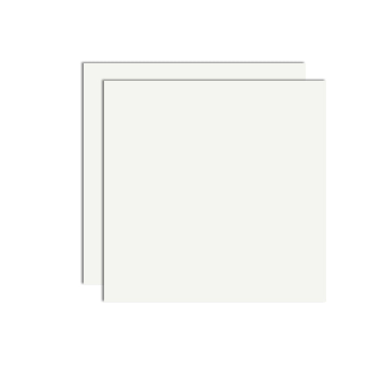 Pure Color Floor Tile Straight Edge Glazed Design Indoor Floor Tile Pearl White 31"L x 31"W x 0.4"H Clearhalo 'Floor Tiles & Wall Tiles' 'floor_tiles_wall_tiles' 'Flooring 'Home Improvement' 'home_improvement' 'home_improvement_floor_tiles_wall_tiles' Walls and Ceiling' 6616742