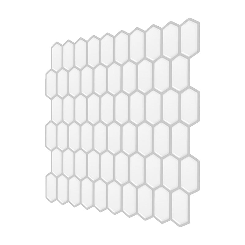 Modern Waterproof Backsplash Tile Smooth Peel and Stick Single Tile for Kitchen Clearhalo 'Flooring 'Home Improvement' 'home_improvement' 'home_improvement_peel_stick_blacksplash' 'Peel & Stick Backsplash Tile' 'peel_stick_blacksplash' 'Walls & Ceilings' Walls and Ceiling' 6616834