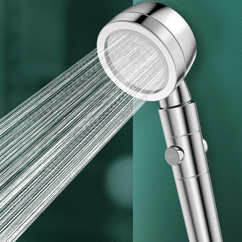 Modern Shower Head Combo Dual Shower Head Polished Stainless Steel Wall-Mount Shower Head Clearhalo 'Bathroom Remodel & Bathroom Fixtures' 'Home Improvement' 'home_improvement' 'home_improvement_shower_heads' 'Shower Heads' 'shower_heads' 'Showers & Bathtubs Plumbing' 'Showers & Bathtubs' 6617211