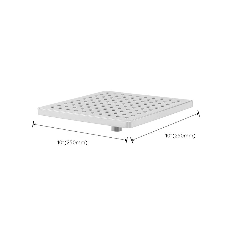 Bathroom Standard Shower Head Rain Fall Square Ceiling Mounted Shower Head Clearhalo 'Bathroom Remodel & Bathroom Fixtures' 'Home Improvement' 'home_improvement' 'home_improvement_shower_heads' 'Shower Heads' 'shower_heads' 'Showers & Bathtubs Plumbing' 'Showers & Bathtubs' 6617247