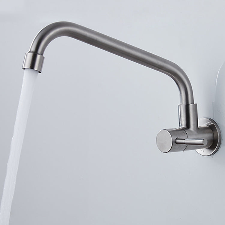 Contemporary Style Bar Faucet Metal Wall-mounted Kitchen Faucet 7 Shape Clearhalo 'Home Improvement' 'home_improvement' 'home_improvement_kitchen_faucets' 'Kitchen Faucets' 'Kitchen Remodel & Kitchen Fixtures' 'Kitchen Sinks & Faucet Components' 'kitchen_faucets' 6617345
