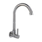 Contemporary Style Bar Faucet Metal Wall-mounted Kitchen Faucet Clearhalo 'Home Improvement' 'home_improvement' 'home_improvement_kitchen_faucets' 'Kitchen Faucets' 'Kitchen Remodel & Kitchen Fixtures' 'Kitchen Sinks & Faucet Components' 'kitchen_faucets' 6617352