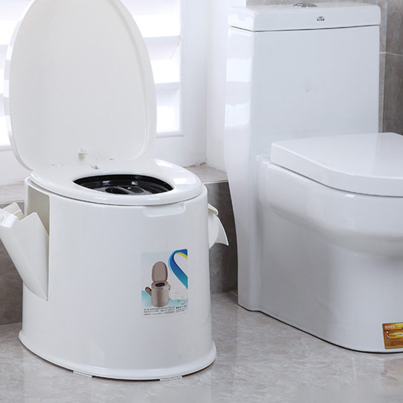 Contemporary Plastic Urine Toilet Floor Mounted Toilet Bowl with Seat for Washroom Clearhalo 'Bathroom Remodel & Bathroom Fixtures' 'Home Improvement' 'home_improvement' 'home_improvement_toilets' 'Toilets & Bidets' 'Toilets' 6623912