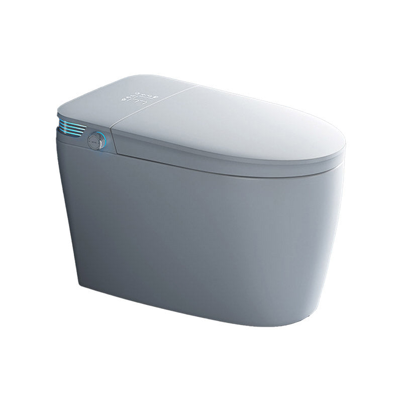 Modern One-Piece Toilet Bowl Floor Mounted Urine Toilet with Slow Close Seat for Washroom White Clearhalo 'Bathroom Remodel & Bathroom Fixtures' 'Home Improvement' 'home_improvement' 'home_improvement_toilets' 'Toilets & Bidets' 'Toilets' 6623973