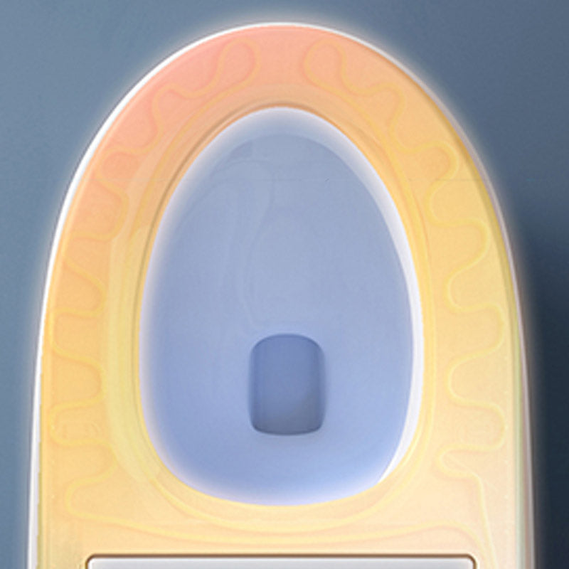 Modern One-Piece Toilet Bowl Floor Mounted Urine Toilet with Slow Close Seat for Washroom Clearhalo 'Bathroom Remodel & Bathroom Fixtures' 'Home Improvement' 'home_improvement' 'home_improvement_toilets' 'Toilets & Bidets' 'Toilets' 6623982
