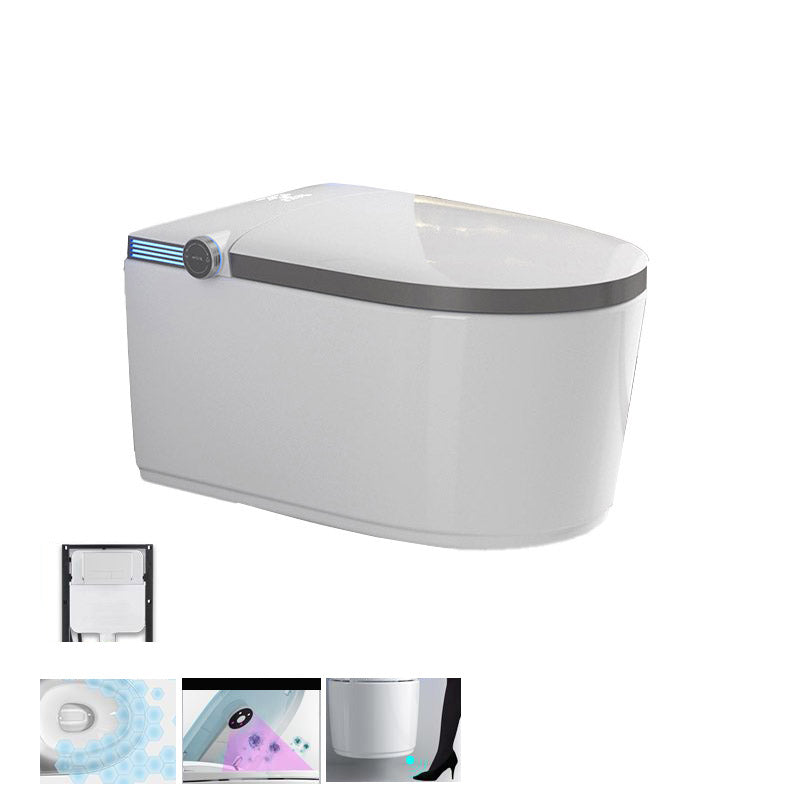 Modern 1-Piece Toilet Bowl In-Wall Urine Toilet with Slow Close Seat for Washroom Toilet with High Tanker Clearhalo 'Bathroom Remodel & Bathroom Fixtures' 'Home Improvement' 'home_improvement' 'home_improvement_toilets' 'Toilets & Bidets' 'Toilets' 6624017