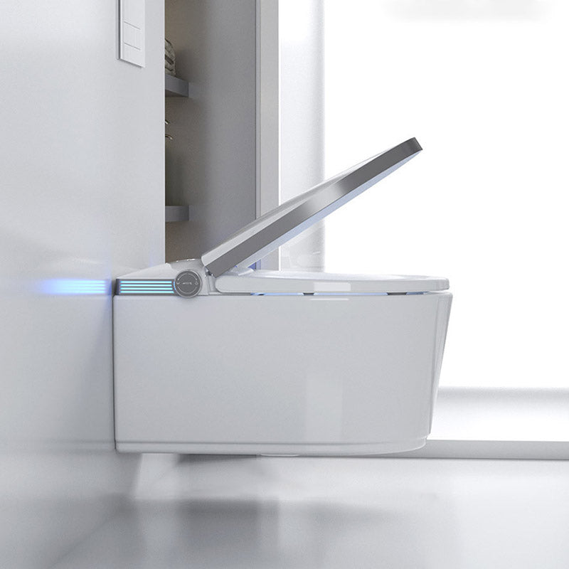 Modern 1-Piece Toilet Bowl In-Wall Urine Toilet with Slow Close Seat for Washroom Clearhalo 'Bathroom Remodel & Bathroom Fixtures' 'Home Improvement' 'home_improvement' 'home_improvement_toilets' 'Toilets & Bidets' 'Toilets' 6624018