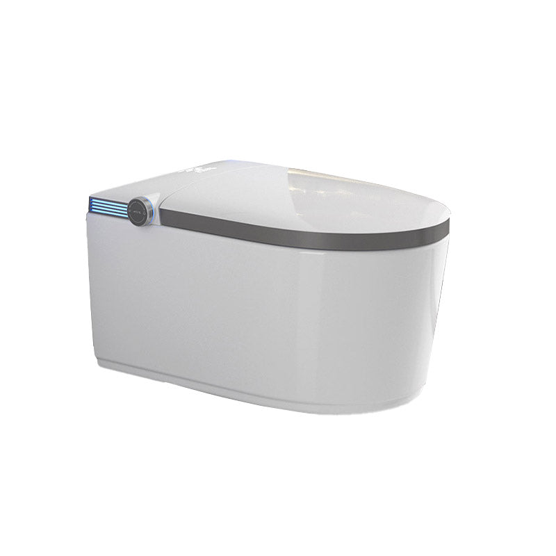 Modern 1-Piece Toilet Bowl In-Wall Urine Toilet with Slow Close Seat for Washroom Clearhalo 'Bathroom Remodel & Bathroom Fixtures' 'Home Improvement' 'home_improvement' 'home_improvement_toilets' 'Toilets & Bidets' 'Toilets' 6624022