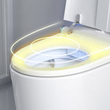 Modern 1-Piece Toilet Bowl In-Wall Urine Toilet with Slow Close Seat for Washroom Clearhalo 'Bathroom Remodel & Bathroom Fixtures' 'Home Improvement' 'home_improvement' 'home_improvement_toilets' 'Toilets & Bidets' 'Toilets' 6624026