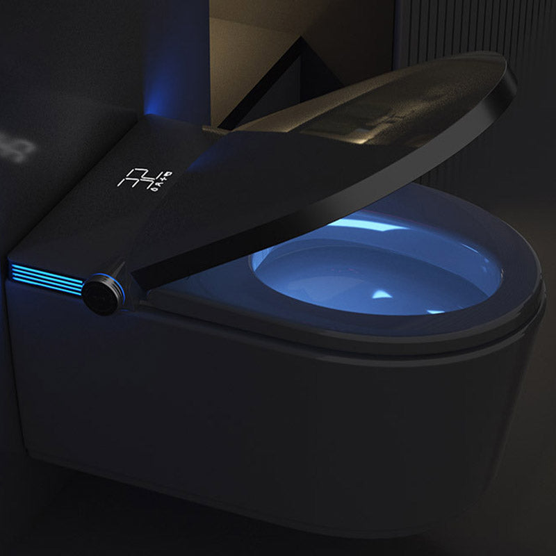 Modern 1-Piece Toilet Bowl In-Wall Urine Toilet with Slow Close Seat for Washroom Clearhalo 'Bathroom Remodel & Bathroom Fixtures' 'Home Improvement' 'home_improvement' 'home_improvement_toilets' 'Toilets & Bidets' 'Toilets' 6624029