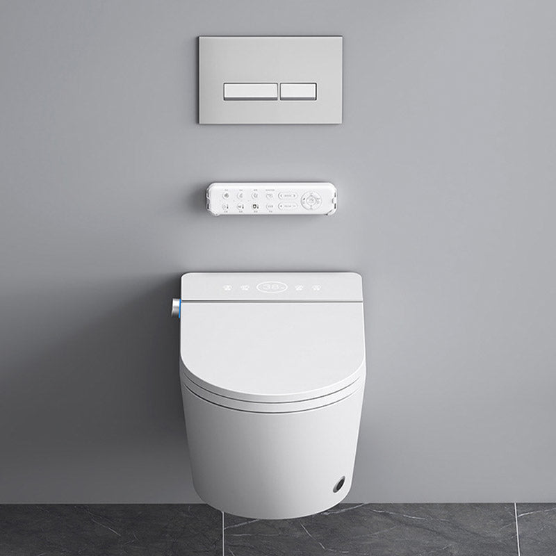 Modern 1-Piece Toilet In-Wall Urine Toilet with Slow Close Seat for Washroom Automatic Lid( Top Configuration) Toilet with High Tanker Clearhalo 'Bathroom Remodel & Bathroom Fixtures' 'Home Improvement' 'home_improvement' 'home_improvement_toilets' 'Toilets & Bidets' 'Toilets' 6624037