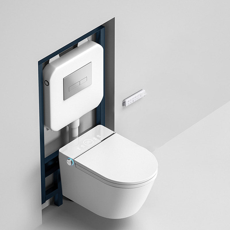 Modern 1-Piece Toilet In-Wall Urine Toilet with Slow Close Seat for Washroom Clearhalo 'Bathroom Remodel & Bathroom Fixtures' 'Home Improvement' 'home_improvement' 'home_improvement_toilets' 'Toilets & Bidets' 'Toilets' 6624043