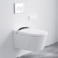 Contemporary 1-Piece Toilet Bowl In-Wall Urine Toilet with Slow Close Seat for Washroom Automatic Lid( Top Configuration) Clearhalo 'Bathroom Remodel & Bathroom Fixtures' 'Home Improvement' 'home_improvement' 'home_improvement_toilets' 'Toilets & Bidets' 'Toilets' 6624069