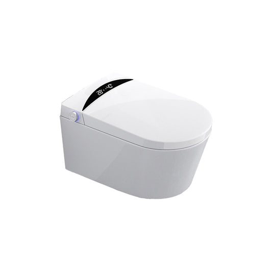 Contemporary 1-Piece Toilet Bowl In-Wall Urine Toilet with Slow Close Seat for Washroom Clearhalo 'Bathroom Remodel & Bathroom Fixtures' 'Home Improvement' 'home_improvement' 'home_improvement_toilets' 'Toilets & Bidets' 'Toilets' 6624072
