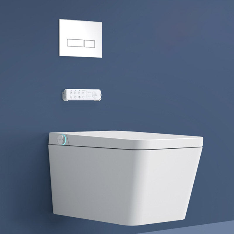 Modern One Piece Toilet Bowl In-Wall Urine Toilet for Bathroom Automatic Lid( Top Configuration) Toilet with High Tanker Clearhalo 'Bathroom Remodel & Bathroom Fixtures' 'Home Improvement' 'home_improvement' 'home_improvement_toilets' 'Toilets & Bidets' 'Toilets' 6624082