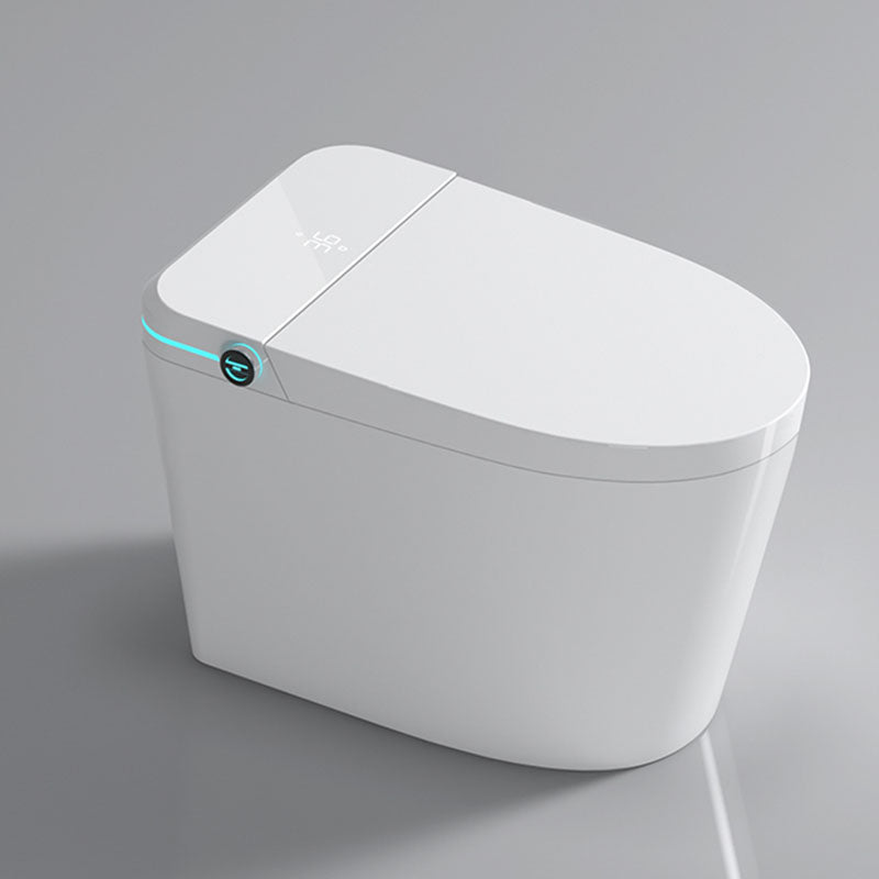 Contemporary Electronic Toilet Seat Elongated Floor Standing Bidet Clearhalo 'Bathroom Remodel & Bathroom Fixtures' 'Bidets' 'Home Improvement' 'home_improvement' 'home_improvement_bidets' 'Toilets & Bidets' 6624234