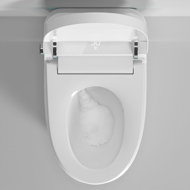 Contemporary Electronic Toilet Seat Elongated Floor Standing Bidet Clearhalo 'Bathroom Remodel & Bathroom Fixtures' 'Bidets' 'Home Improvement' 'home_improvement' 'home_improvement_bidets' 'Toilets & Bidets' 6624239