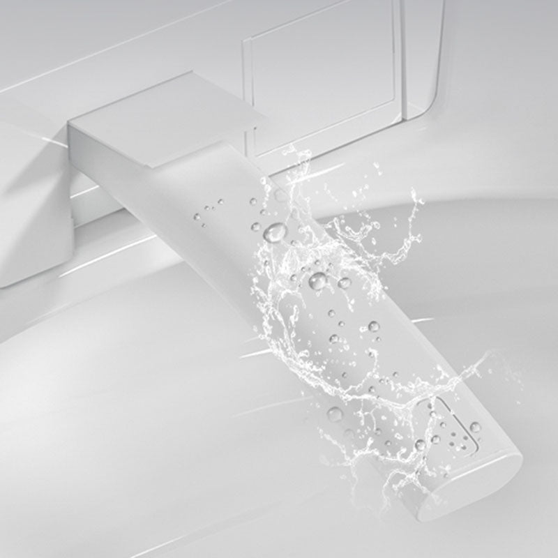 Contemporary Electronic Toilet Seat Elongated Floor Standing Bidet Clearhalo 'Bathroom Remodel & Bathroom Fixtures' 'Bidets' 'Home Improvement' 'home_improvement' 'home_improvement_bidets' 'Toilets & Bidets' 6624242