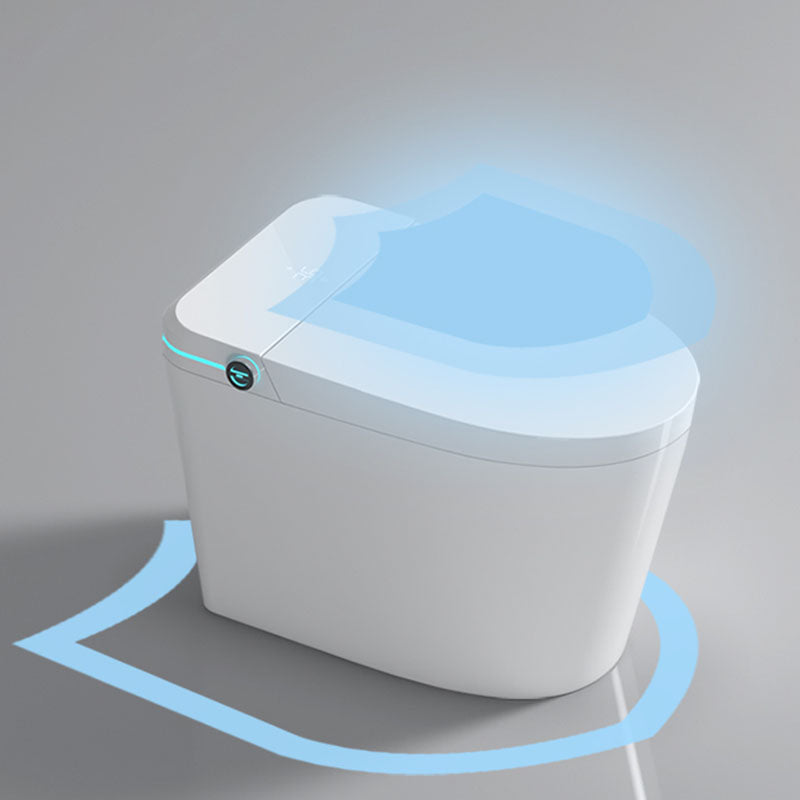 Contemporary Electronic Toilet Seat Elongated Floor Standing Bidet Clearhalo 'Bathroom Remodel & Bathroom Fixtures' 'Bidets' 'Home Improvement' 'home_improvement' 'home_improvement_bidets' 'Toilets & Bidets' 6624250