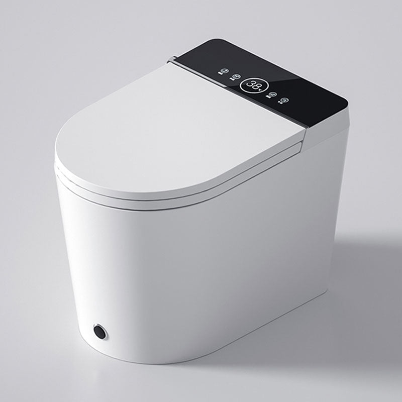 Contemporary 17.5" H Electronic Toilet Elongated Floor Standing Bidet Clearhalo 'Bathroom Remodel & Bathroom Fixtures' 'Bidets' 'Home Improvement' 'home_improvement' 'home_improvement_bidets' 'Toilets & Bidets' 6624253