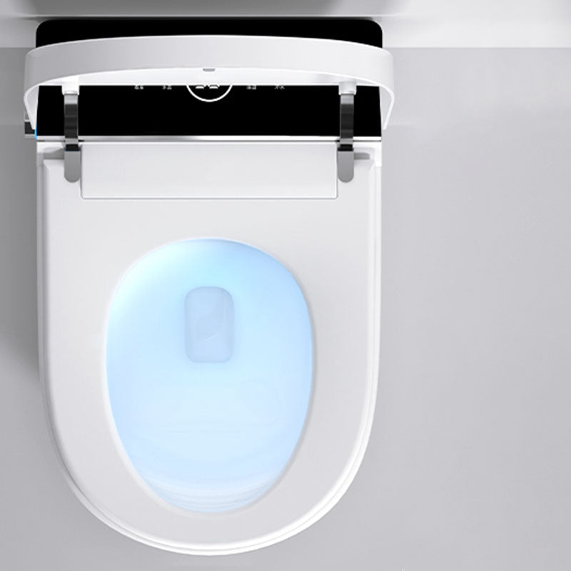 Contemporary 17.5" H Electronic Toilet Elongated Floor Standing Bidet Clearhalo 'Bathroom Remodel & Bathroom Fixtures' 'Bidets' 'Home Improvement' 'home_improvement' 'home_improvement_bidets' 'Toilets & Bidets' 6624256