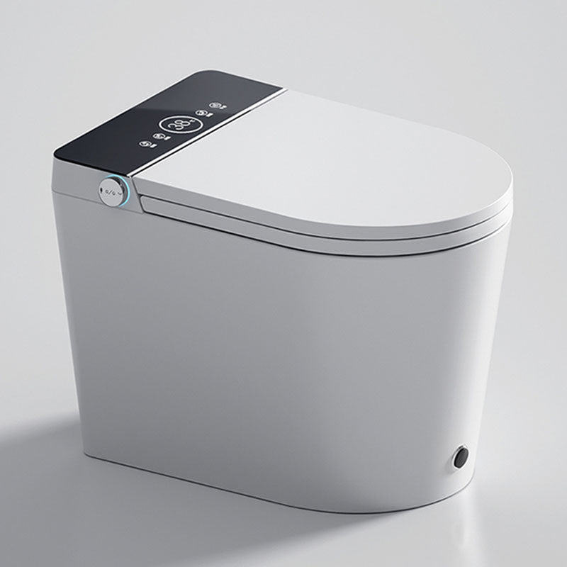 Contemporary 17.5" H Electronic Toilet Elongated Floor Standing Bidet Clearhalo 'Bathroom Remodel & Bathroom Fixtures' 'Bidets' 'Home Improvement' 'home_improvement' 'home_improvement_bidets' 'Toilets & Bidets' 6624257