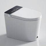 Contemporary 17.5" H Electronic Toilet Elongated Floor Standing Bidet Clearhalo 'Bathroom Remodel & Bathroom Fixtures' 'Bidets' 'Home Improvement' 'home_improvement' 'home_improvement_bidets' 'Toilets & Bidets' 6624257