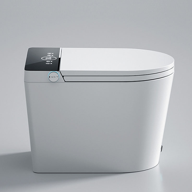 Contemporary 17.5" H Electronic Toilet Elongated Floor Standing Bidet Clearhalo 'Bathroom Remodel & Bathroom Fixtures' 'Bidets' 'Home Improvement' 'home_improvement' 'home_improvement_bidets' 'Toilets & Bidets' 6624258