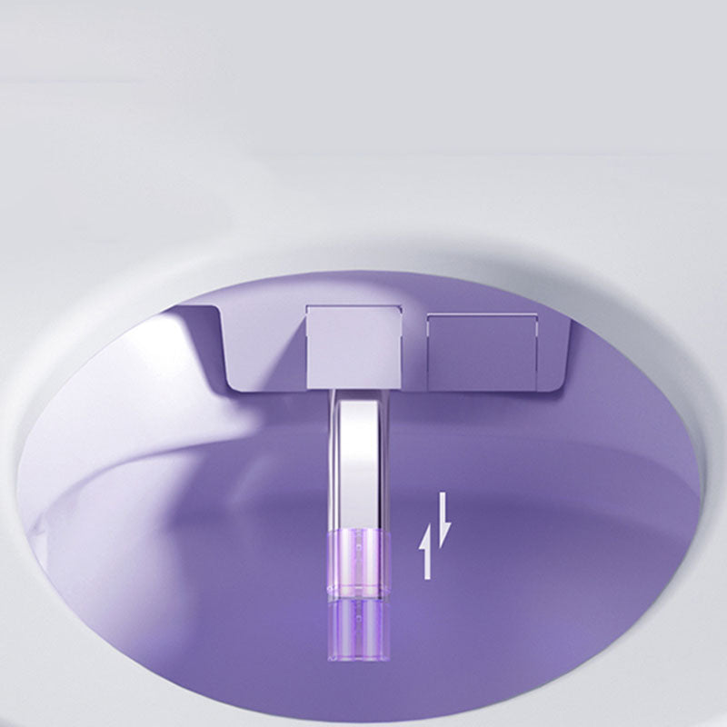 Contemporary 17.5" H Electronic Toilet Elongated Floor Standing Bidet Clearhalo 'Bathroom Remodel & Bathroom Fixtures' 'Bidets' 'Home Improvement' 'home_improvement' 'home_improvement_bidets' 'Toilets & Bidets' 6624260