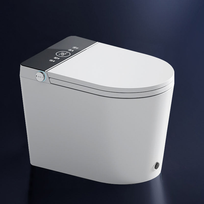 Contemporary 17.5" H Electronic Toilet Elongated Floor Standing Bidet Clearhalo 'Bathroom Remodel & Bathroom Fixtures' 'Bidets' 'Home Improvement' 'home_improvement' 'home_improvement_bidets' 'Toilets & Bidets' 6624269