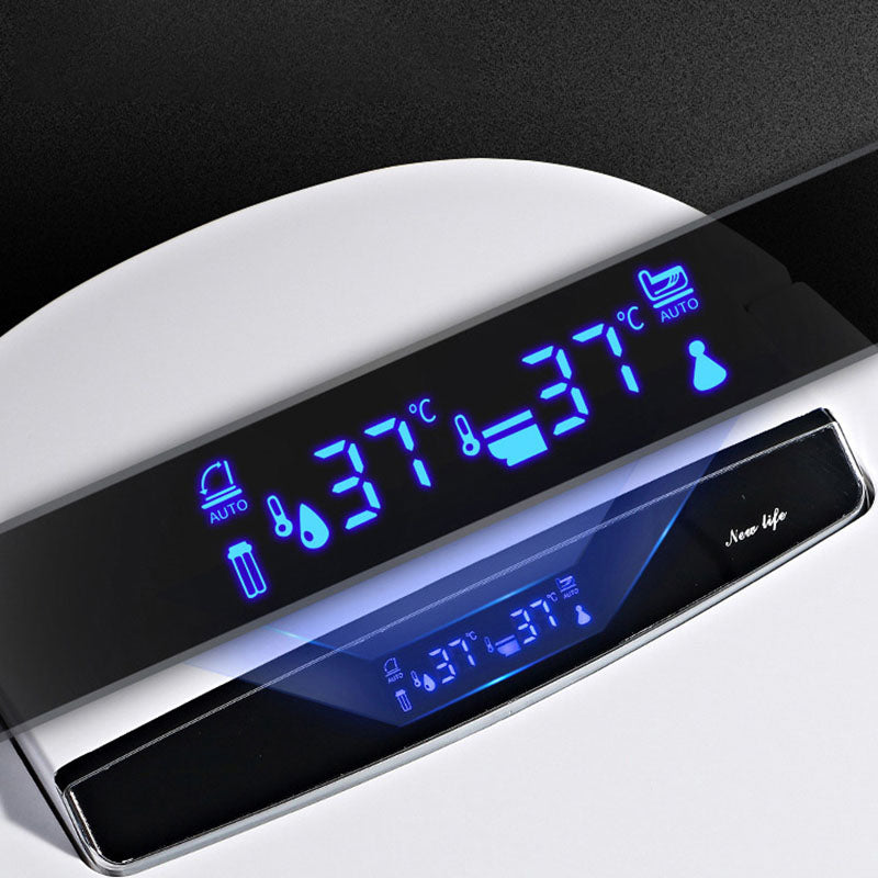 Contemporary White Electronic Toilet Elongated Floor Mount Bidet Clearhalo 'Bathroom Remodel & Bathroom Fixtures' 'Bidets' 'Home Improvement' 'home_improvement' 'home_improvement_bidets' 'Toilets & Bidets' 6624277