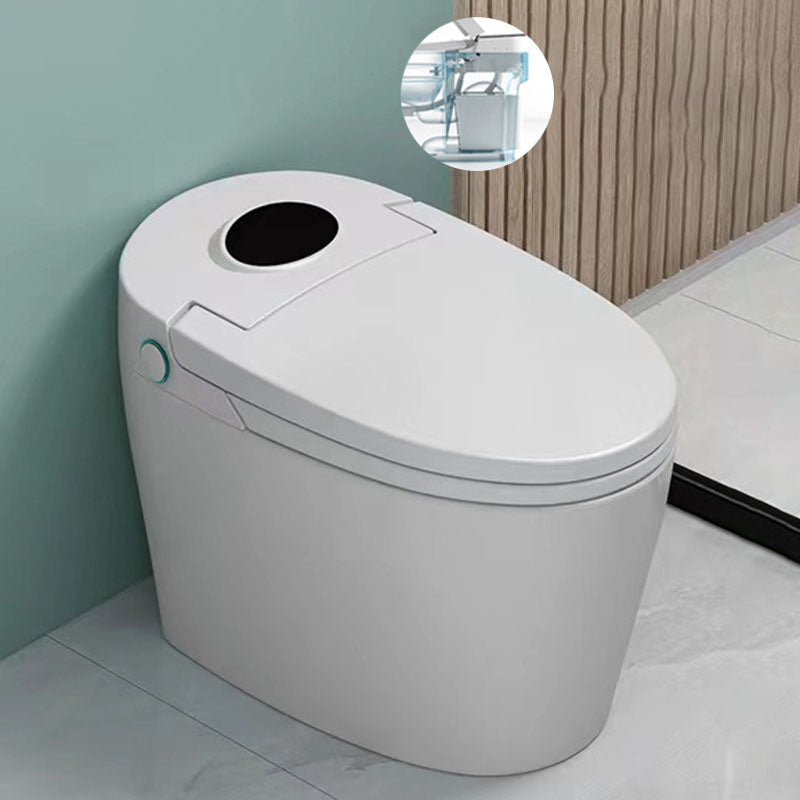 20.8" H White Electronic Toilet Elongated Floor Mount Bidet with Heated Seat No Clearhalo 'Bathroom Remodel & Bathroom Fixtures' 'Bidets' 'Home Improvement' 'home_improvement' 'home_improvement_bidets' 'Toilets & Bidets' 6624289