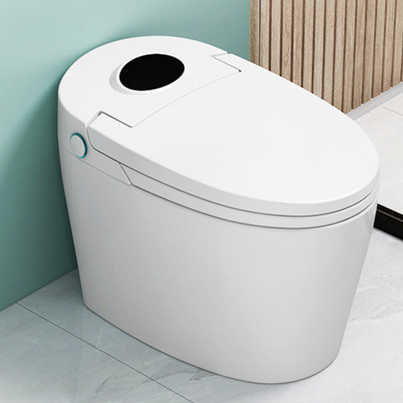 20.8" H White Electronic Toilet Elongated Floor Mount Bidet with Heated Seat Yes Clearhalo 'Bathroom Remodel & Bathroom Fixtures' 'Bidets' 'Home Improvement' 'home_improvement' 'home_improvement_bidets' 'Toilets & Bidets' 6624290