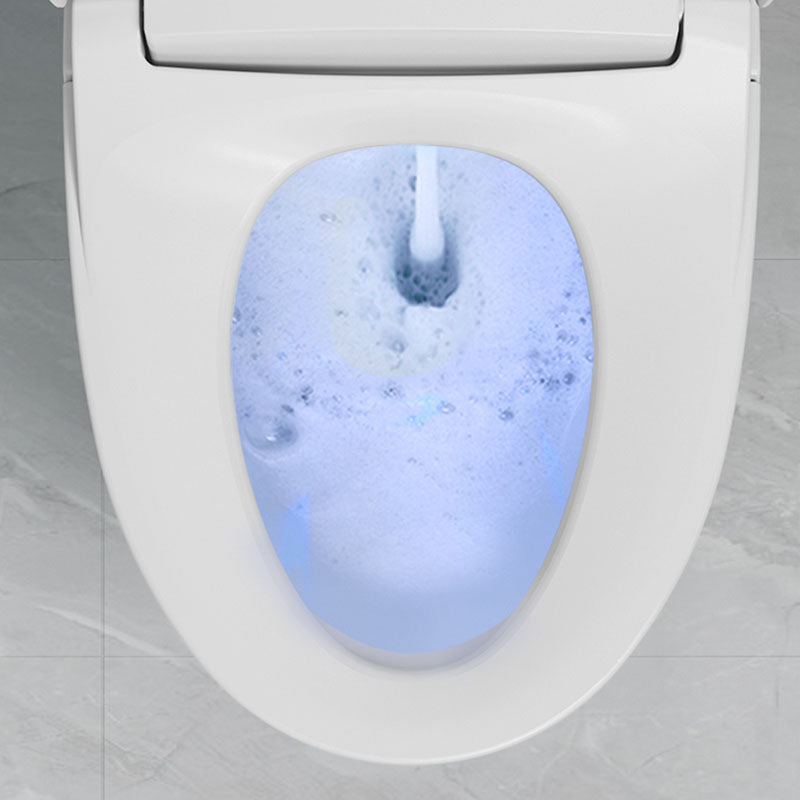 20.8" H White Electronic Toilet Elongated Floor Mount Bidet with Heated Seat Clearhalo 'Bathroom Remodel & Bathroom Fixtures' 'Bidets' 'Home Improvement' 'home_improvement' 'home_improvement_bidets' 'Toilets & Bidets' 6624296